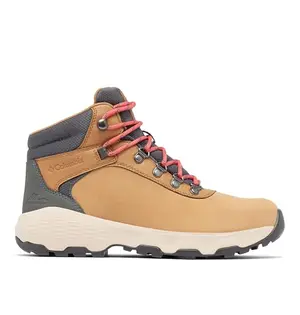 Columbia Women's Newton Wander hiking shoe in Elk/Sunset Red