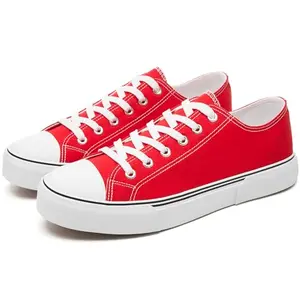 Yageyan red canvas sneakers
