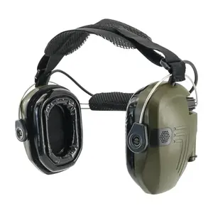 Hearangel W04 electronic earmuffs in army green