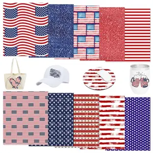 Tintnut American Flag Sublimation Transfer Paper 10 sheets ready to cut