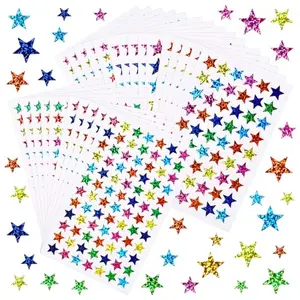 Dorbetar holographic star stickers in 5 sizes