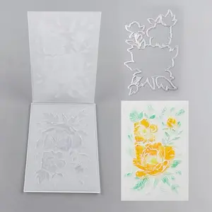 BAOFALI embossing folder and metal die set with rustic pattern