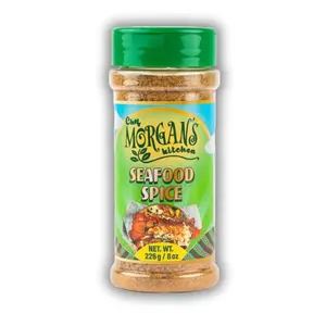 Chef Morgan's Kitchen Seafood Seasoning jar