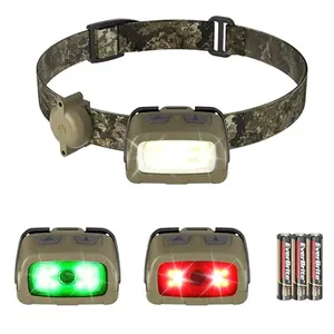 EverBrite headlamp with camo pattern and red/green LEDs