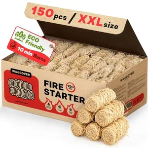 Woodover Large Fire Starters bag with 150 sticks