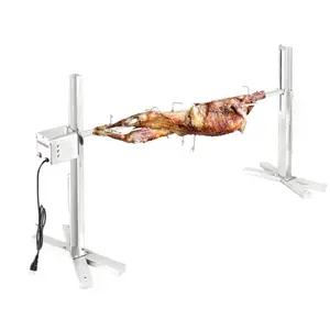 QPMR Rotisserie Grill Kit 52-inch tripod spit roaster for outdoor cooking