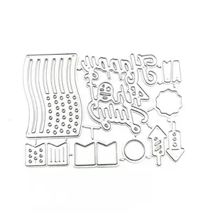 Jinshining 4th of July metal cutting dies with stars and stripes designs