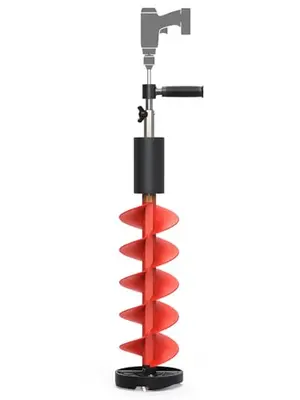 Eyoyo 8-inch nylon ice auger bit with spare blades