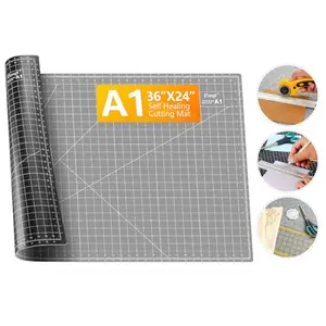 Ecraft self healing cutting mat, grey and black, 24x36 inches