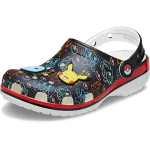 Crocs Kids Classic Pokemon Clogs with Pikachu print