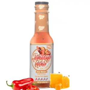 Jersey Girl Bee Sweet Mild Honey Hot Sauce 5 ounce bottle
