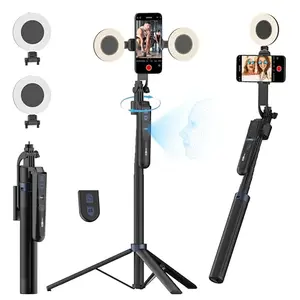 USKEYVISION tripod with rocker handle and fill lights