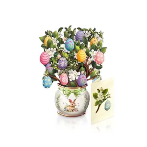 Freshcut Paper Mini Easter Egg Tree pop-up card