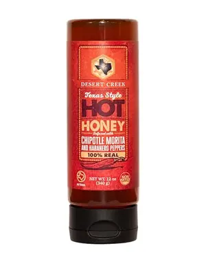 Desert Creek Honey Texas Style Hot Honey 12 oz bottle