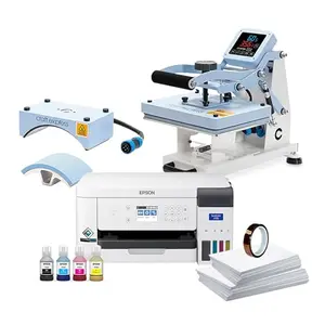 Epson F170 sublimation printer bundled with Craft Express heat press and cap attachment