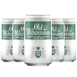 Old Milwaukee Non-Alcoholic Beer cans