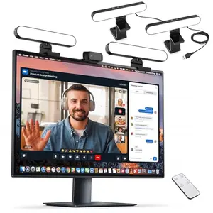 yAyusi dual-lamp ring light kit for computer video calls