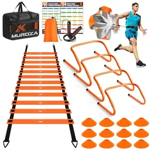 MUROZA orange agility ladder with accessories