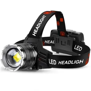 AKNEAR headlamp with large battery and comfort pad
