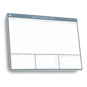Clear Mind Concepts Habit Tracker Desk Pad with A4 landscape layout