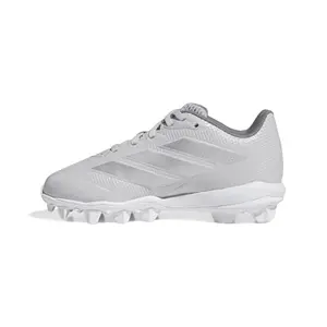 adidas Adizero Instinct grey and silver softball cleats
