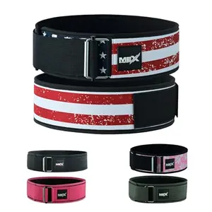 MexStrength American flag neoprene weight lifting belt with self-locking buckle