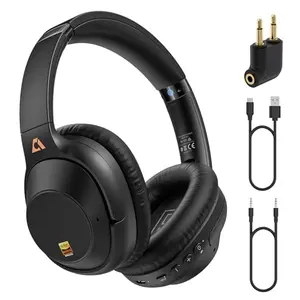 YMOO Y7Pro active noise cancelling headphones in black