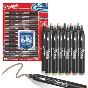 Sharpie Creative Markers Earth Tones 12 Count