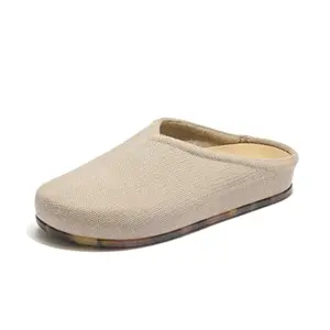 Rothy's The Casual Clog women's platform mule shoe in dove grey, sustainable and machine washable