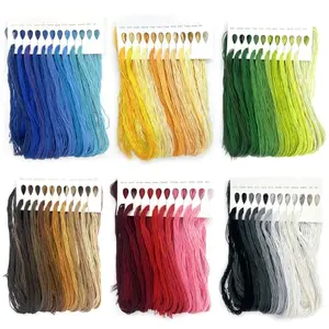 Zhenqing 60 Gradient Colors Embroidery Floss organized by color family