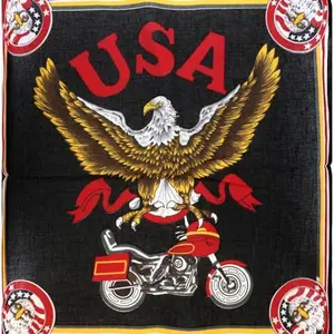 Motique USA Eagle Bandana for biker rallies