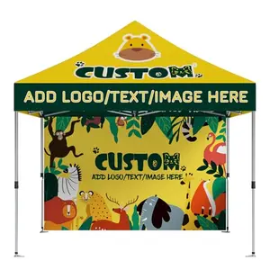 ClearPrintSol 10x10 custom tent with digital print