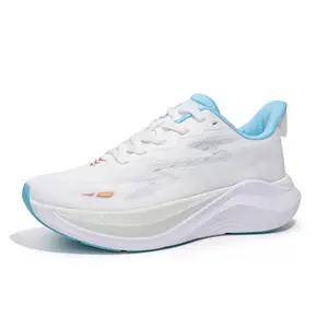 Hawkwell Cloud Zero nursing sneakers in white and blue knit upper