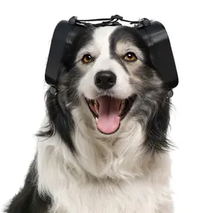 Black dog ear muffs by NICERINC PET
