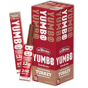 YUMBO Honey Brown Sugar Turkey Sticks box