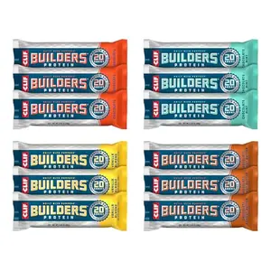 CLIF Builders Variety Pack plant-based protein bars