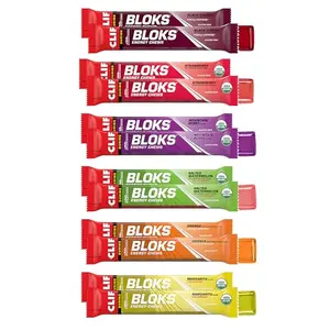 CLIF BLOKS energy chews variety pack for hiking