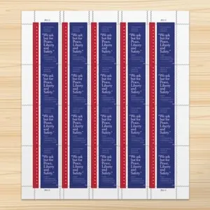 First Continental Congress 1774 stamp sheet