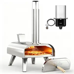 BIG HORN multi-fuel outdoor pizza oven