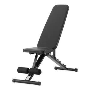Amazon Basics foldable adjustable weight bench with 7 backrest positions