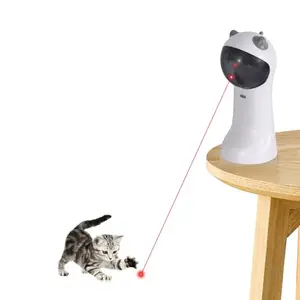 TBTeek automatic cat laser toy with rotating trajectory and adjustable angles