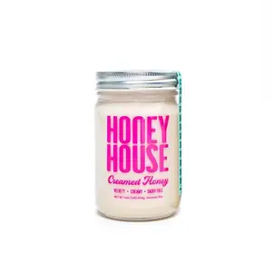 Honey House Creamed Honey glass jar