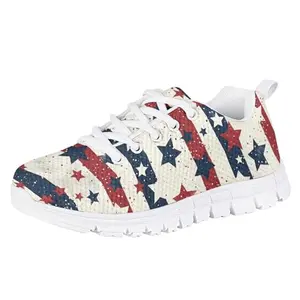 Animepark girls patriotic tennis shoes with star and stripe design