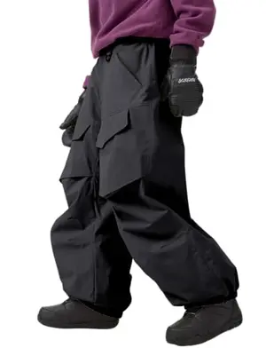 GSOU SNOW baggy snow pants with 20K waterproofing