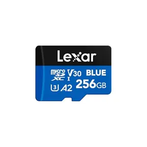 Lexar Blue 256GB microSD card high-speed storage for modern smartphones