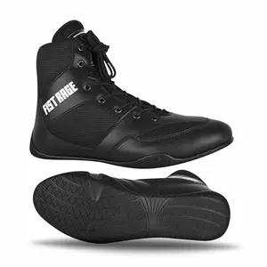 FISTRAGE boxing shoes black with honey sole