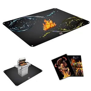 COOKNEST under-grill mat and cooking mats combo set