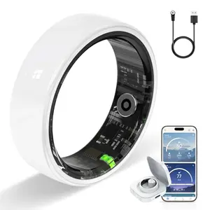 Govllfoz Ceramic Smart Ring for water-resistant sleep tracking