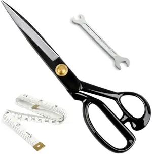 10 inch professional fabric scissors with high carbon blades