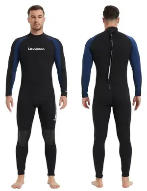 Lemorecn 3/2mm wetsuit for cool water swimming